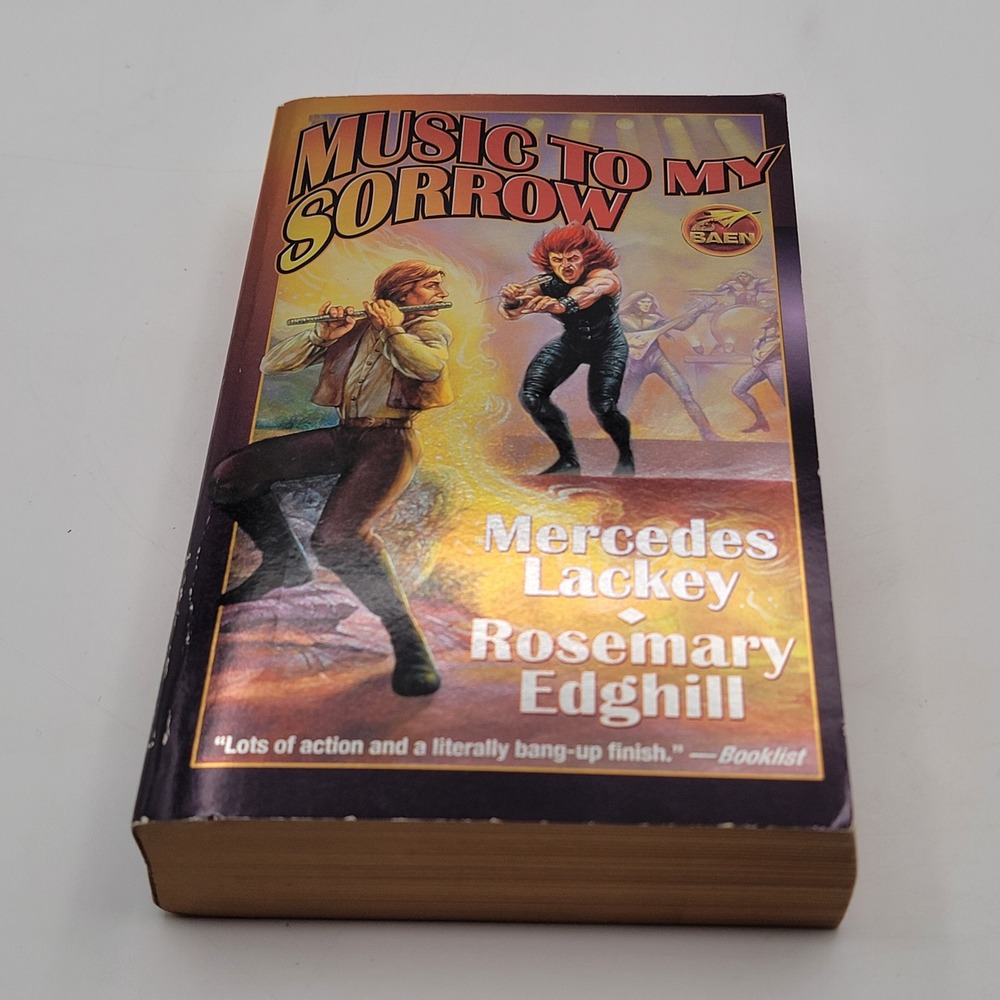 Mercedes Lackey Music to My Sorrow Paperback 1st Printing Bedlam's Bard Good